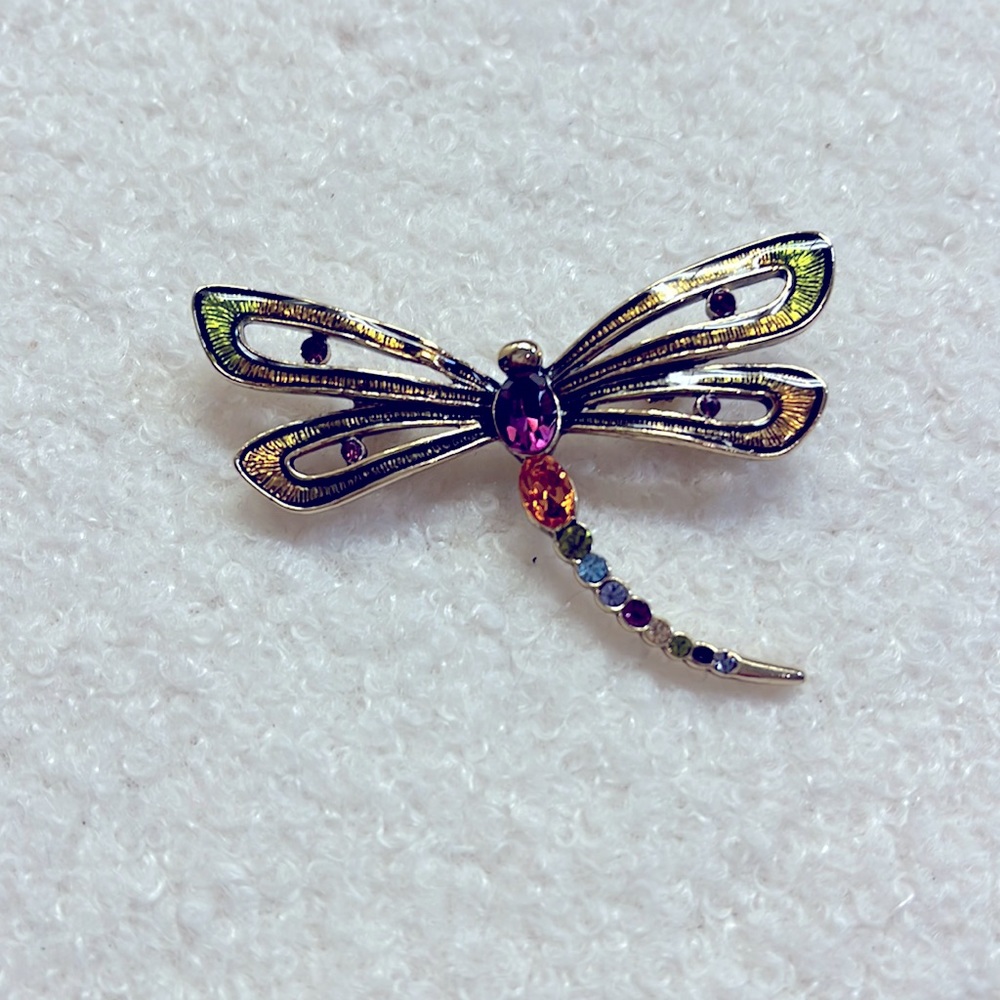 Vintage Monet Dragonfly brooch
